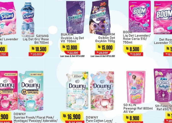 Promo Home Care Khusus Produk Deterjen dan Pewangi Pakaian di Alfamart, Cek Katalognya