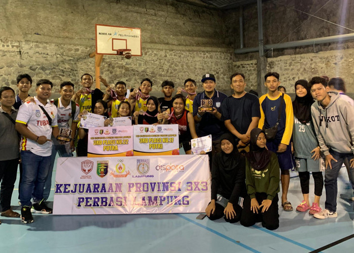 Tim Basket Tubaba Raih Juara 3 Kejurprov Lampung