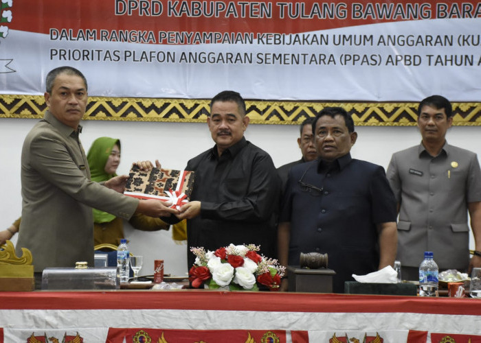 Novriwan Jaya Sampaikan Rancangan KUA PPAS TA 2025 ke DPRD Tubaba