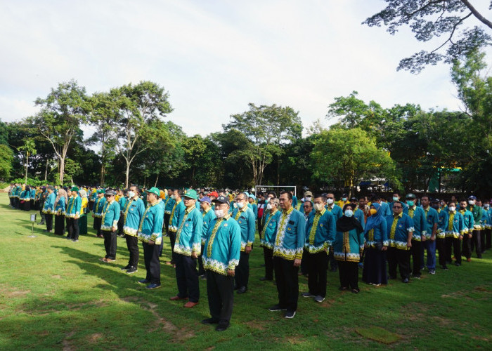 Upacara Kesaktian Pancasila di Unila Berjalan Khidmat