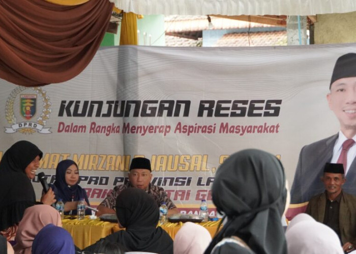 Reses, Anggota Komisi II DPRD Lampung RMD Perjuangkan Keluhan Warga