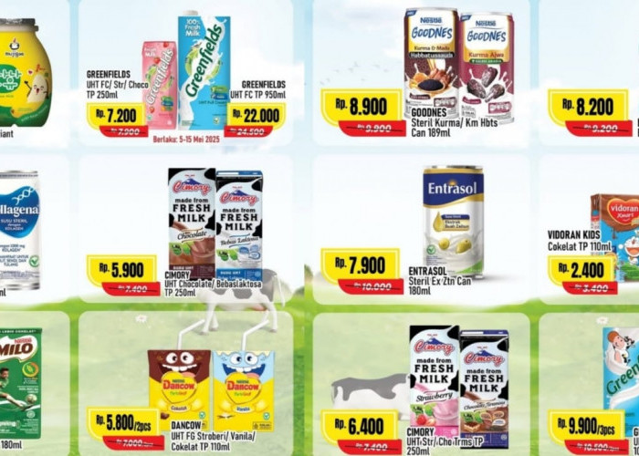 Promo Sarapan Sehat Dengan Produk Susu Berkualitas dari Alfamart, Dapatkan Diskon Hingga 20 Persen! Cek 