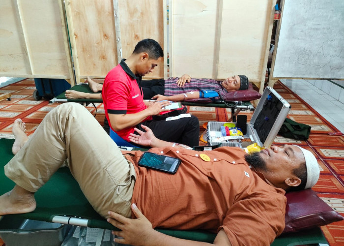 Tingkatkan Rasa Kemanusiaan, Rumah Tahsin Al-Jannah Gelar Donor Darah 