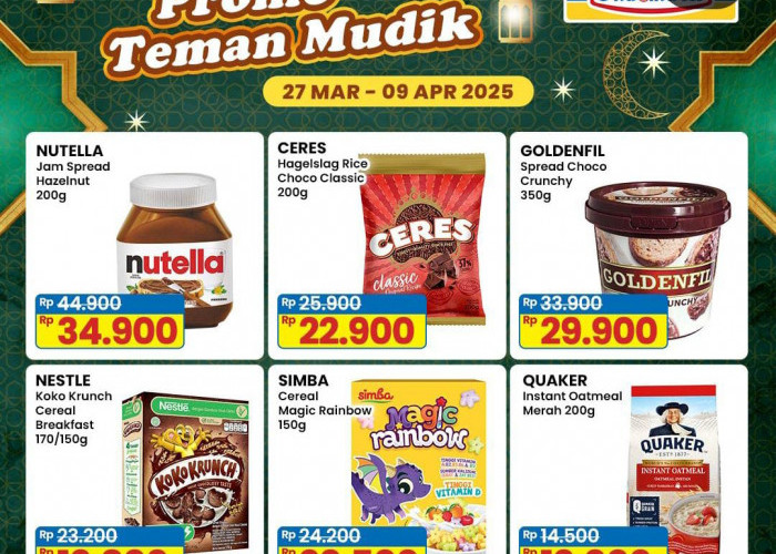 Promo Indomaret Spesial Teman Mudik Lebaran, Ada Diskon Paling Murah Hari Raya