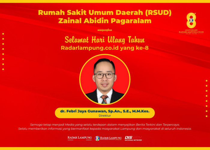 RSUD Zainal Abidin Pagaralam: Selamat Ulang Tahun ke-8 Radar Lampung Online