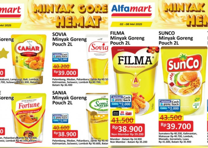 Borong Minyak Goreng Murah Spesial Hari Terakhir Penawaran dari Alfamart, Cek Harga di Wilayahmu!