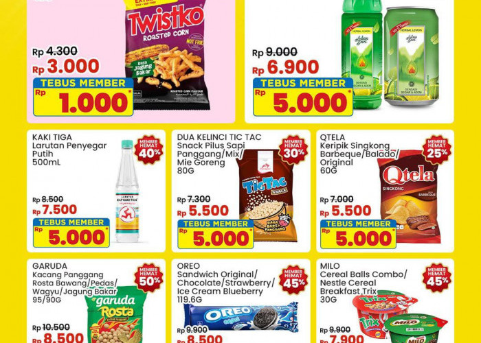 Promo Indomaret Makin Murah Pakai Diskon, Nikmati Cemilan Hemat Harga Spesial Mulai Dari Seribuan Aja!!