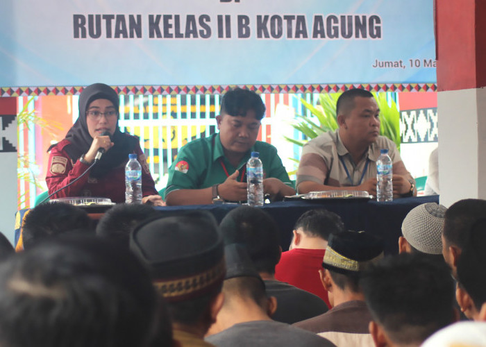 Warga Binaan Rutan Kelas IIB Kota Agung Ikuti Penyuluhan Hukum