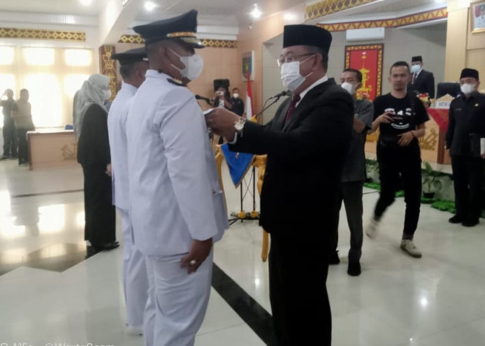 213 Pejabat Eselon III dan IV dilantik, Sekkab Lampura Tegaskan Loyalitas Tinggi Jangan Korupsi