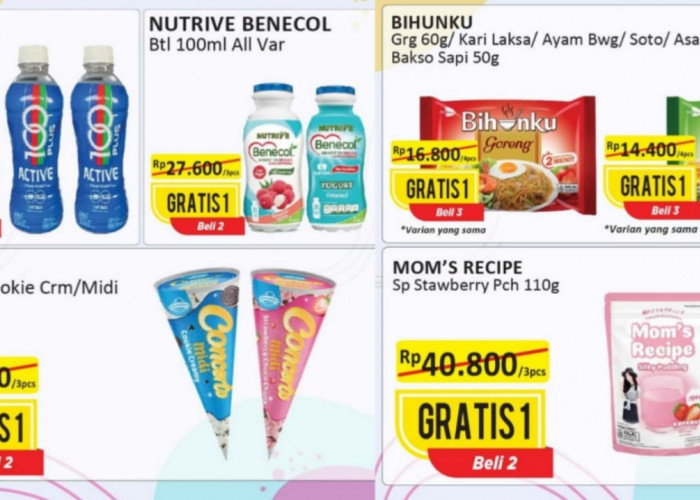 Promo Alfamart Kategori Serba Gratis, Cek Katalog Lengkapnya