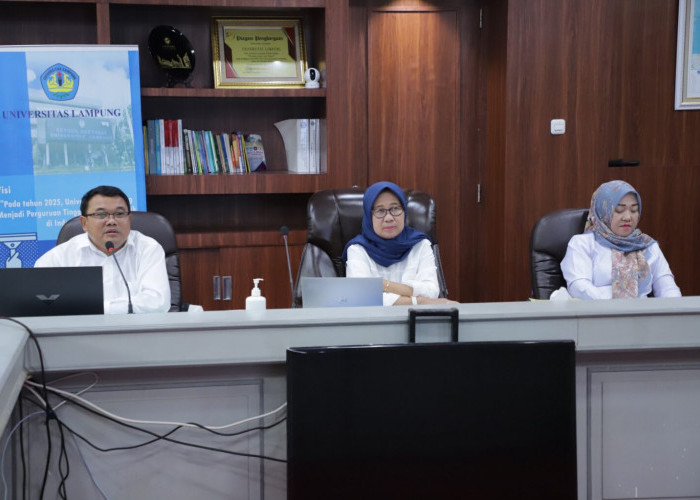 Rakor Unila dan Dewas BLU Digelar Daring