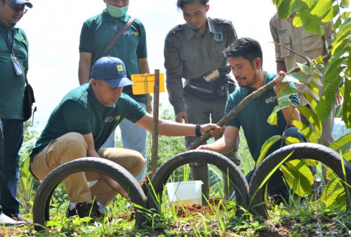 PLN dan Balai Besar TNBBS Gelar Aksi Bersih-Bersih Sampah di Ruas Jalan Sanggi-Bengkunat