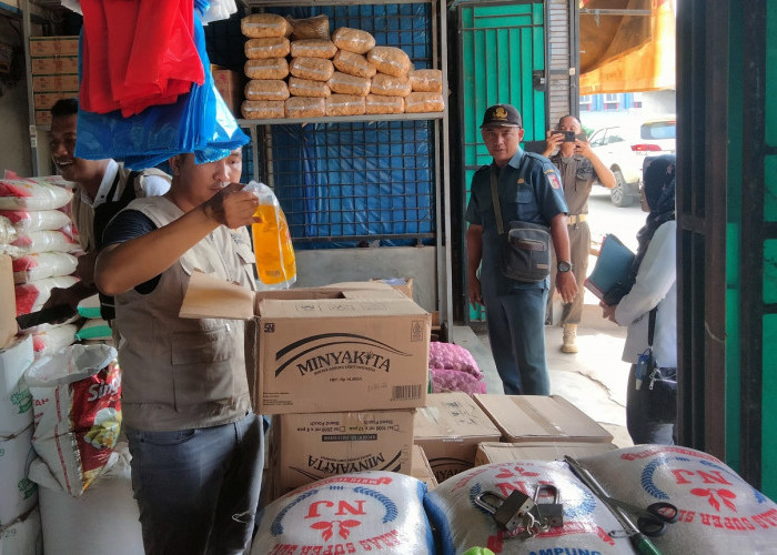 Satgas Pangan Gerebek 9 Titik Usaha di Pasar Unit 2 Tulang Bawang, Ini Hasilnya