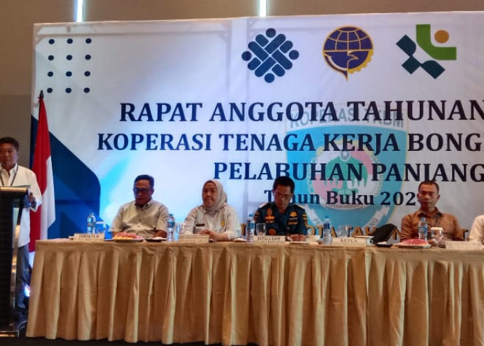 Gubernur Ucapkan Selamat Atas Kembali Terpilihnya Agus Sujatma Sebagai Ketua Koperasi TKBM Pelabuhan Panjang