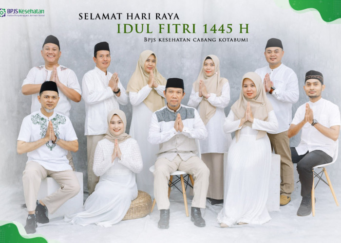 BPJS Kesehatan Cabang Kotabumi:  Selamat Hari Raya Idul Fitri 1445 H