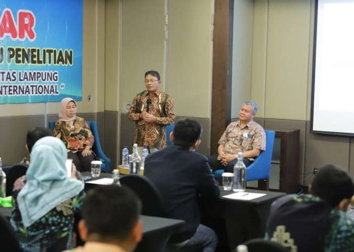 Unila Gelar Seminar Peningkatan Mutu Penelitian