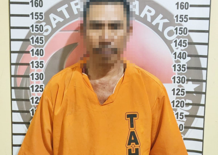 Simpan Sabu di Jok Motor, Pria Paruh Baya di Tulang Bawang Diciduk Polisi