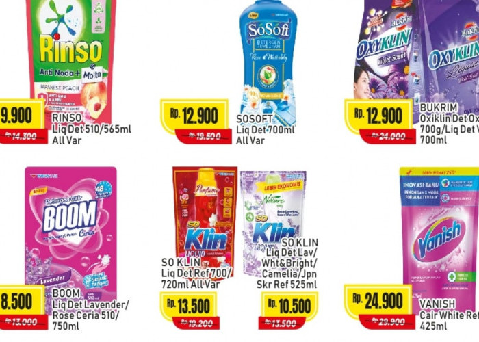 Terakhir! Jangan Lewatkan Promo Home Care Alfamart, Tebus Murah Deterjen Cuma Rp8.500