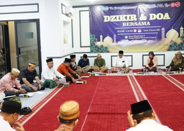 LPPM Unila Gelar Zikir dan Doa Bersama