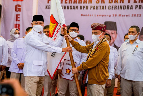 Prabowo Sudah Daftarkan Gerindra ke KPU, Lampung Siap! 