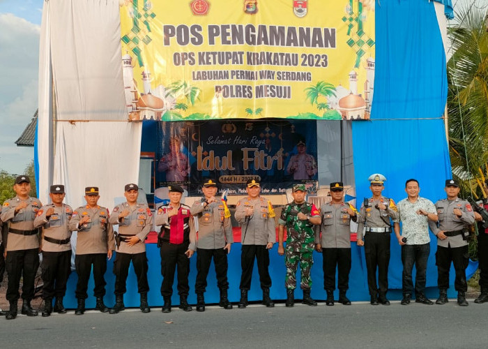 Pengecekan Posyan dan Pospam di Mesuji, Kapolres Mesuji Imbau Ini 