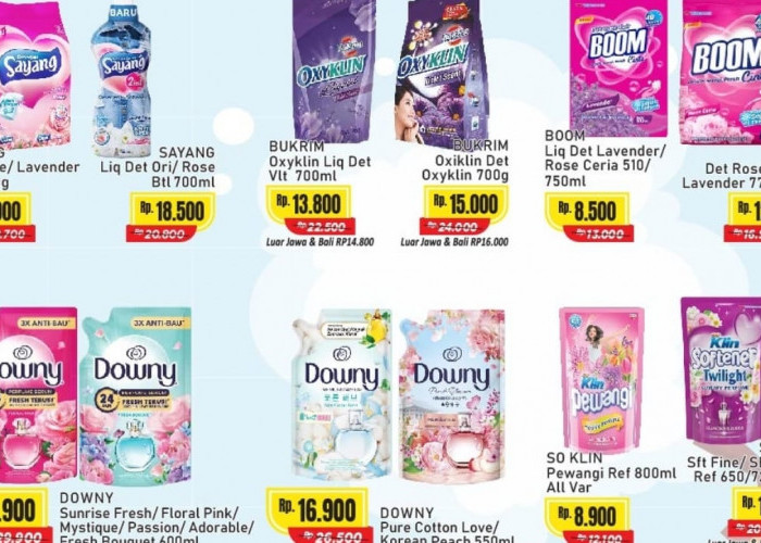 Promo Gajian Alfamart Hari Ini, Dapatkan Produk Deterjen dan Pewangi Pakaian Dengan Harga Dijamin Irit