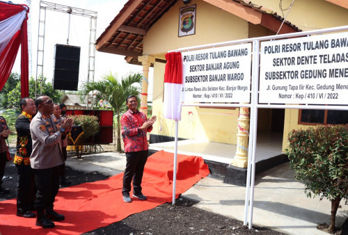 Wujudkan Keinginan Warga, Polres Tulang Bawang Kini Miliki 2 Subsektor Baru