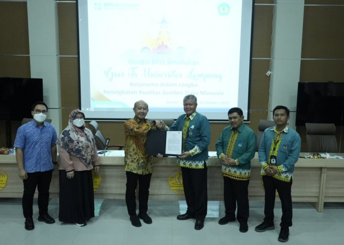 Unila Melalui UPT PKK dan BPJS Kesehatan Lampung Jalin Kerja Sama 