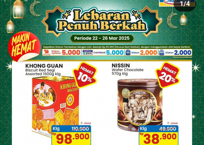 Promo Indomaret Lebaran Penuh Berkah, Nikmati Biskuit Coklat Hari Raya Mulai Rp 19 Ribu