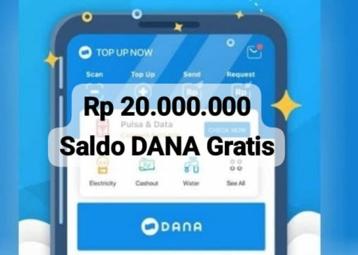 Ambil Segera Saldo DANA Kaget Total Rp 20 Juta! Cairkan Linknya Sekarang Bagi 100 Pengguna Dompet Digital