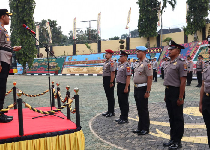 20 Personel Polres Tanggamus Lampung Naik Pangkat, Kapolres Tekankan Hal Ini 