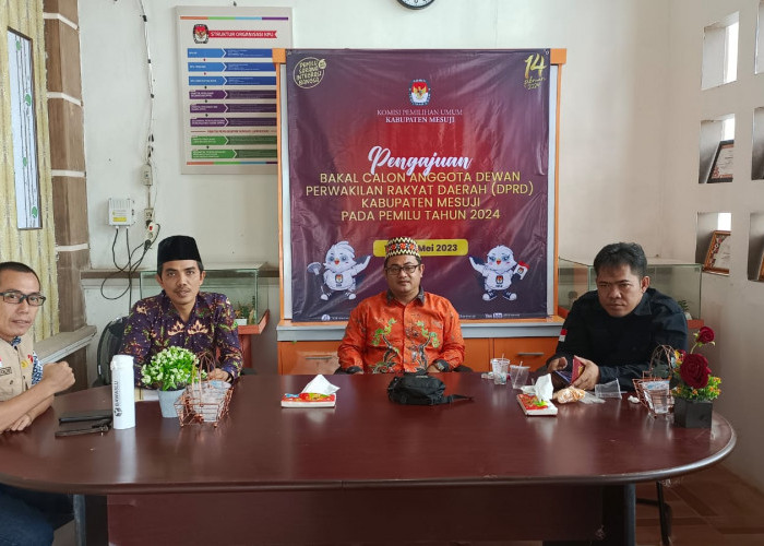 Hari Pertama Dibuka, Pendaftar Bacaleg di Mesuji Masih Belum Ada Peminat