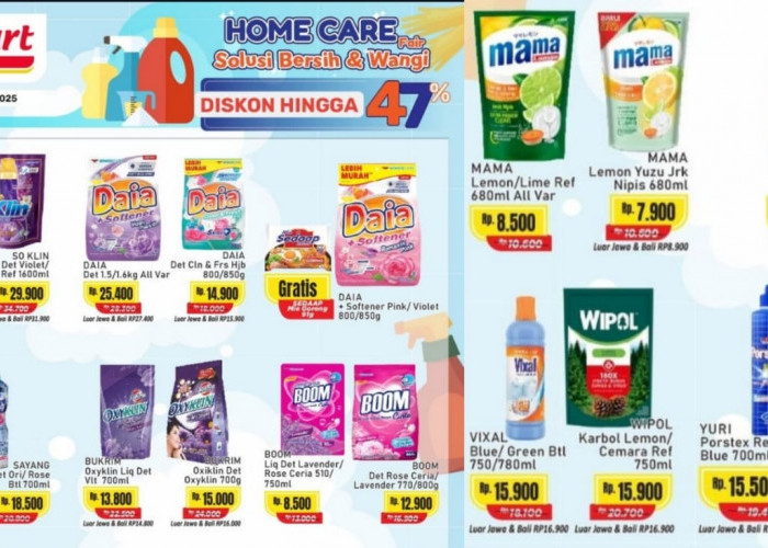 Promo Home Care Alfamart Spesial Tanggal Tua, Penuhi Kebutuhan Rumah Dengan Harga Hemat Meski Sudah Gajian