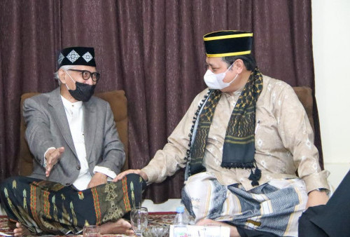 Haul Pondok Buntet, Airlangga Minta Doa Agar Mampu Jaga Tren Positif Perekonomian