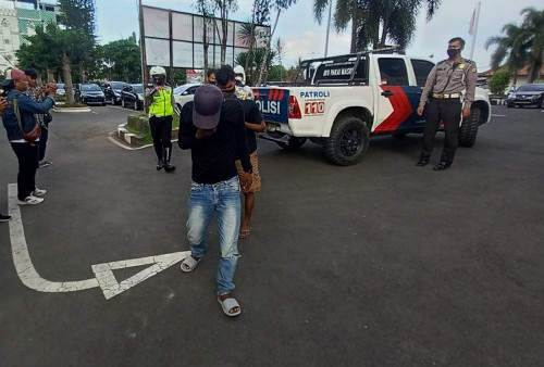 Sebabkan Kemacetan, Enam Pak Ogah Diamankan oleh Satlantas Polresta Bandar Lampung