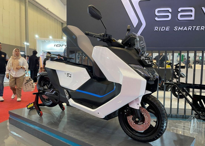 Keren! Ini Dia Motor Listrik Buatan Mojokerto yang Hadir di IMOS 2023