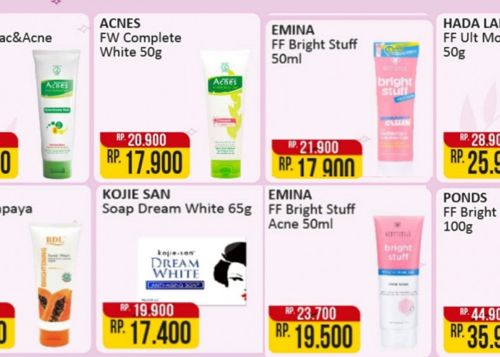 Gebrakan Promo Belanja Murah Face Wash di Alfamart, Rawat Wajah di Pagi Hari Dengan Produk Berkualitas