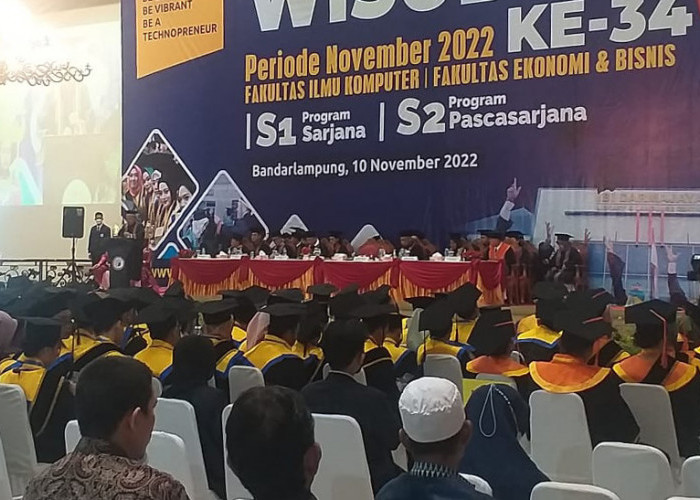 Ini Pesan Rektor IIB Darmajaya untuk 490 Wisudawan 