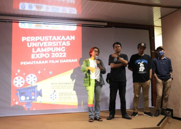 UPT Perpustakaan Gelar Nobar Film Karya Sineas Muda Lampung