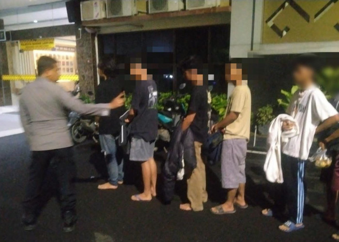 Galakkan Patroli Malam, Polisi Ringkus Enam Remaja Diduga Geng Motor