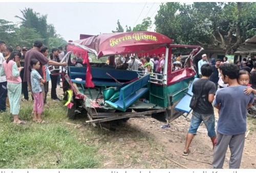 Pasca Kejadian Tertabrak Kereta Api, Odong-odong Dilarang Gunakan Jalan Umum