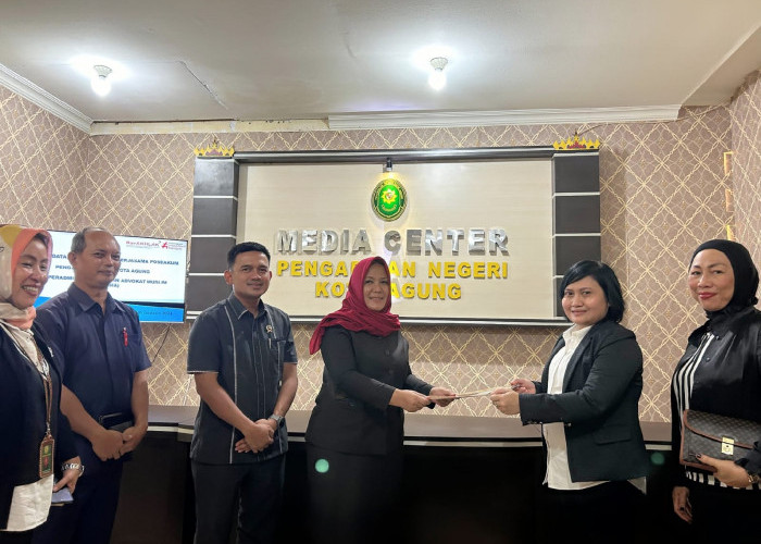 Beri Bantuan Hukum secara Gratis, Peradmi dan PN Kota Agung Tanggamus Lampung Jalin Kerjasama