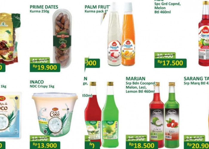 Promo Alfamart Hari Ini Untuk Produk Sirup Hingga Nata De Coco, Terakhir Banget!