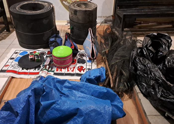 Gerebek Judi Sabung Ayam dan Koprok, Satreskrim Polres Way Kanan Amankan 2 Pria Paro Baya