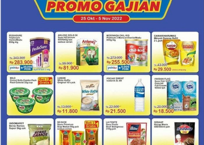 Promo Gajian Indomaret 25 Oktober Sampai 5 November 2022