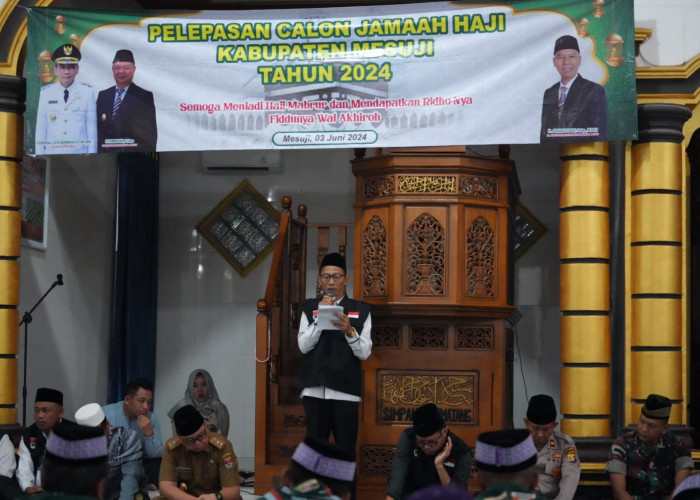 Mesuji Lepas 135 Jamaah Haji, Jamaah Termuda Usia 21 Tahun