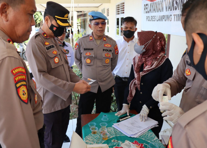 Ada Tes Urine Acak di Polres Lampung Timur, Ini Hasilnya...
