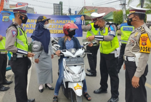 Pengendara Kaget, Operasi Patuh Krakatau Polres Pringsewu Sasarannya Bukan Pelanggar, Tapi Ini