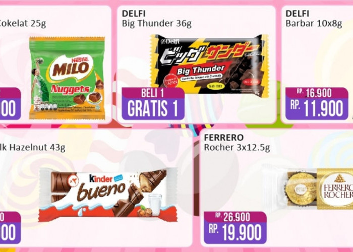 Promo Cokelat Murah di Alfamart Hari Ini, Cek Produk Termurah