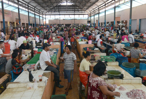 Minggu Depan, Pasar Semi Modern Talang Padang Diresmikan